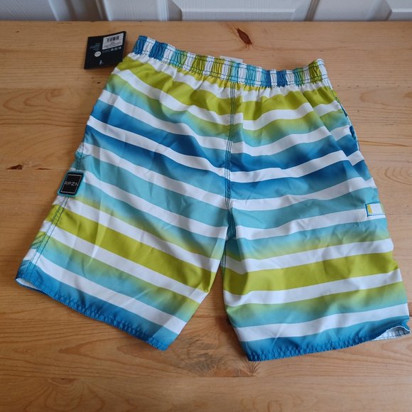 NEW! Ripzone Youth Swim Trunks Yellow/Blue ( 3419) - Picture 4 of 9